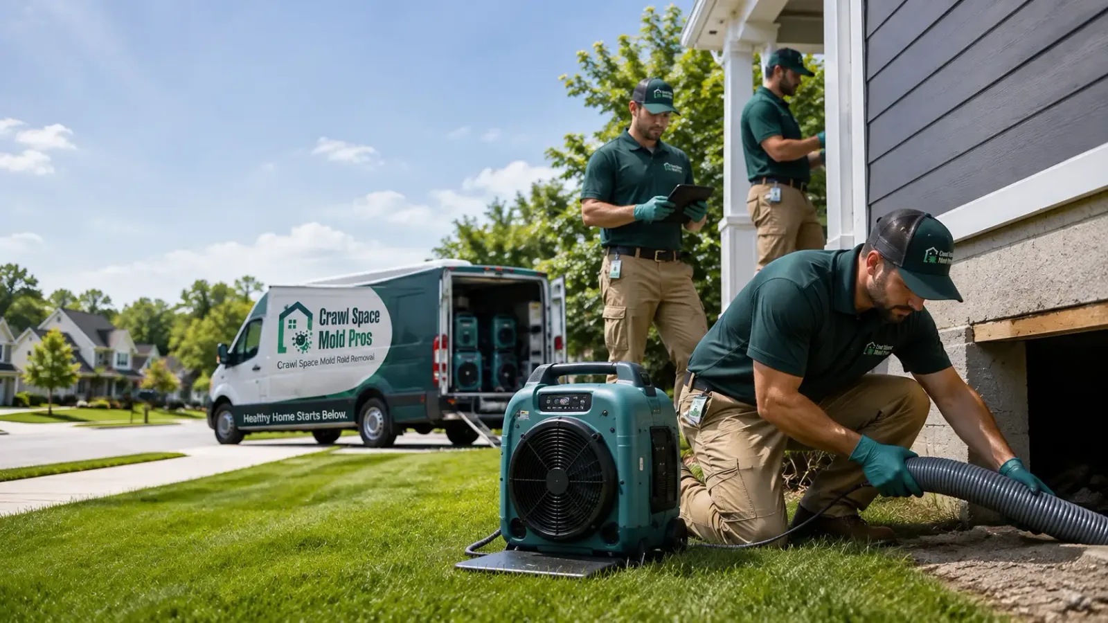 Crawl Space Mold Removal in Edina, MO